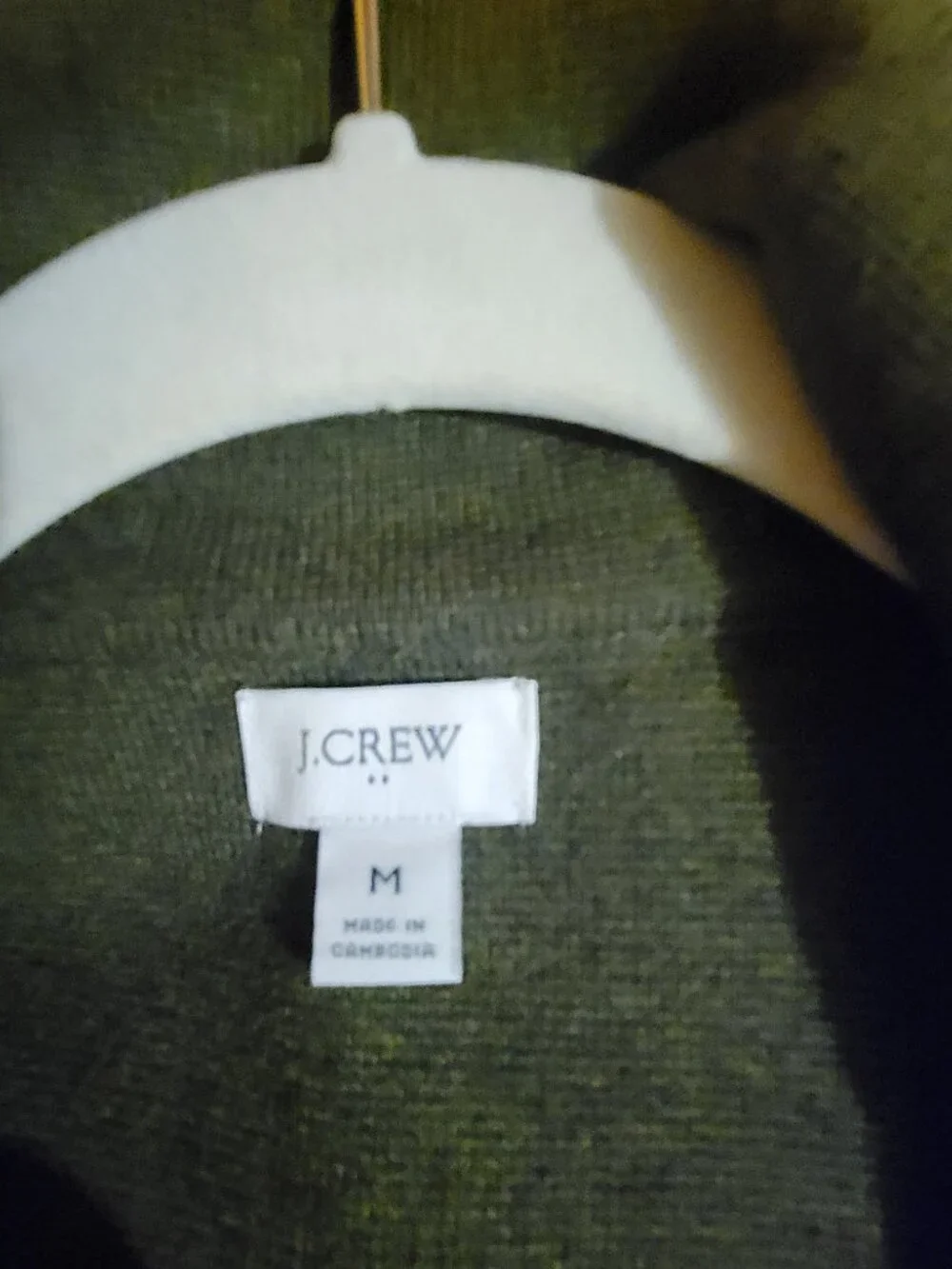 J Crew Factory Loden Schoolboy Sweater Blazer Size M - Picture 3 of 4